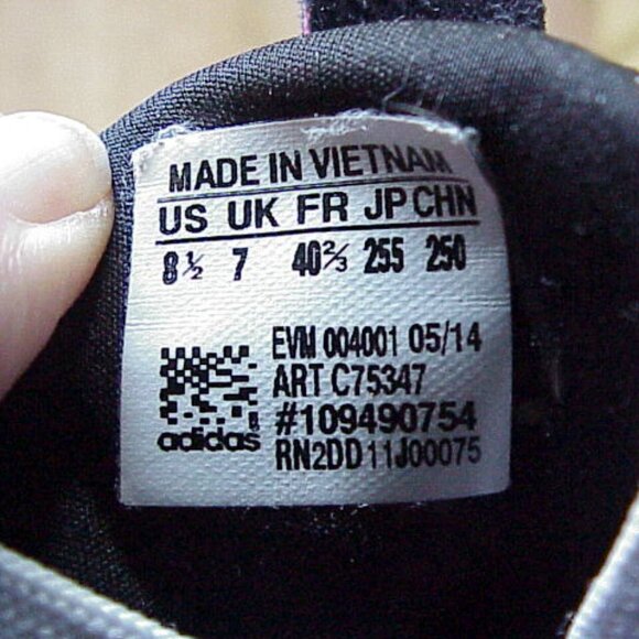 ADIDAS SL LOOP RUNNER Sneaker Athletic Shoes Size 8.5 Black/Pink/Gray Graffiti - Picture 3 of 7